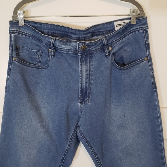 Buffalo David Bitton Axel Slim Stretch Denim Blue Jeans Size 36 X 30 - Picture 2 of 15